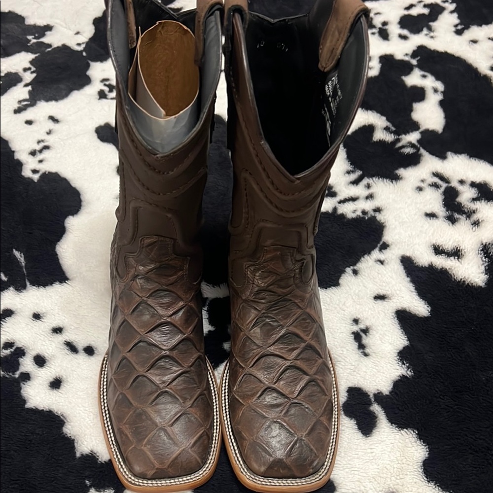 Men's Brown Western Boots ALFA WESTERN WEAR